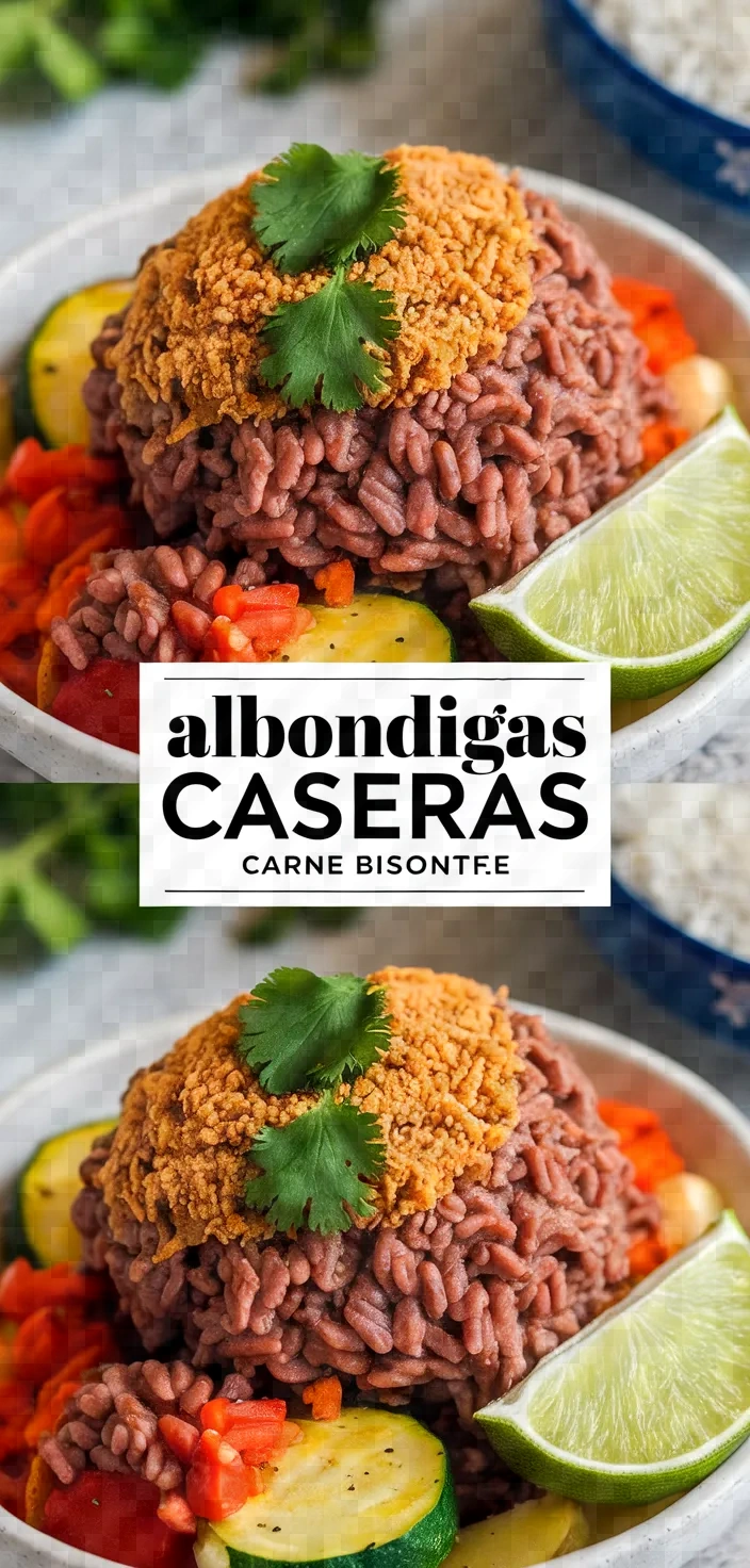 Photo of Albondigas Caseras Carne Bisonte Recipe