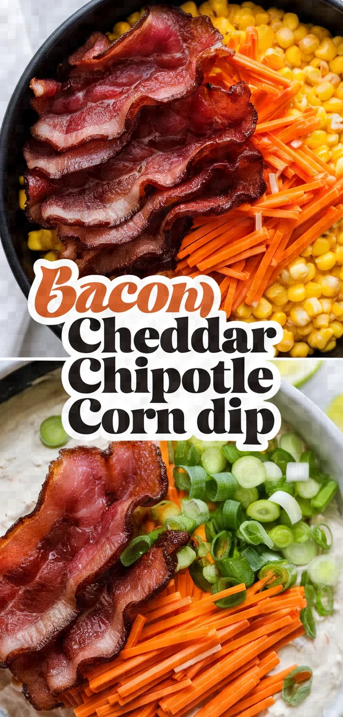 Photo of Bacon Cheddar Chipotle Corn Dip Recipe