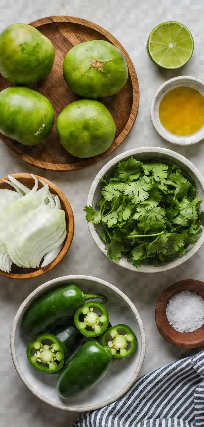 Ingredients photo for Authentic Mexican Salsa Verde Recipe