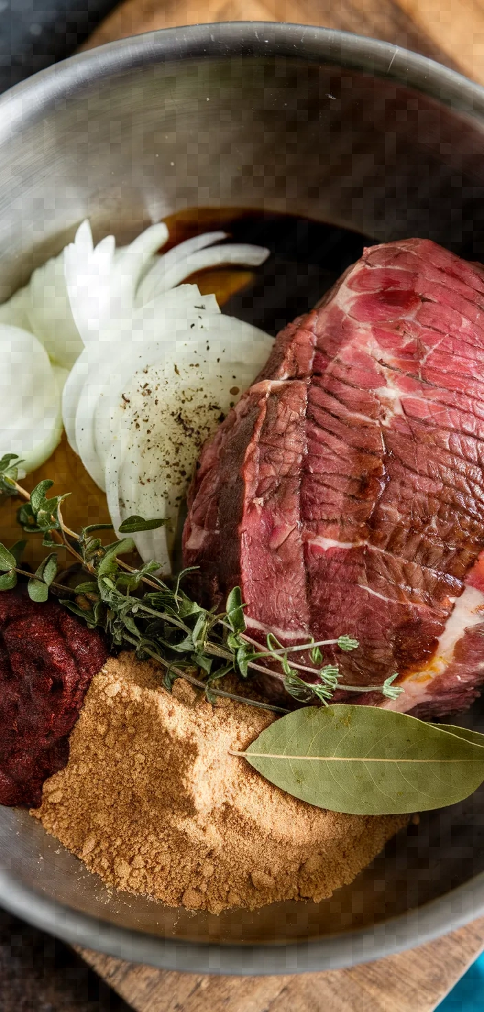 Ingredients photo for Brisket Balsamico Recipe