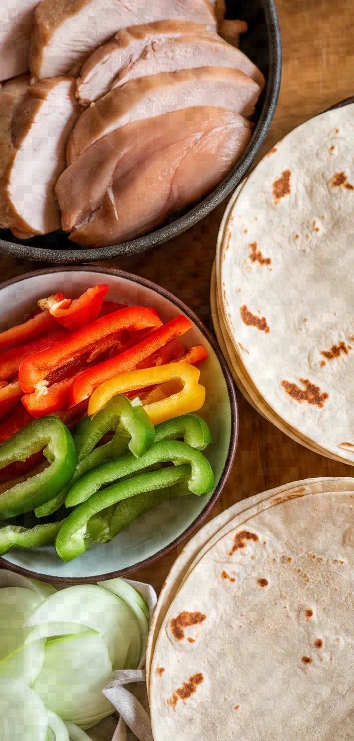 Ingredients photo for Chicken Fajitas Recipe