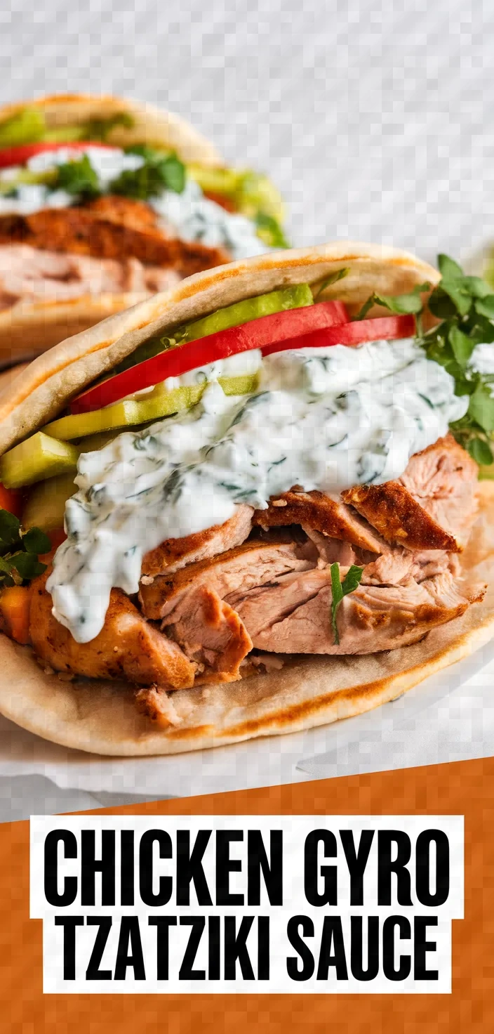 Photo of Chicken Gyro Tzatziki Sauce Recipe