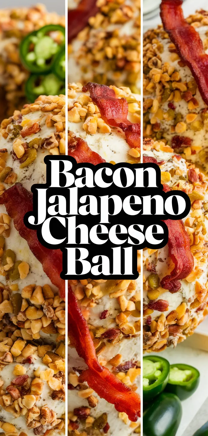 A photo of Bacon Jalapeno Cheese Ball Recipe