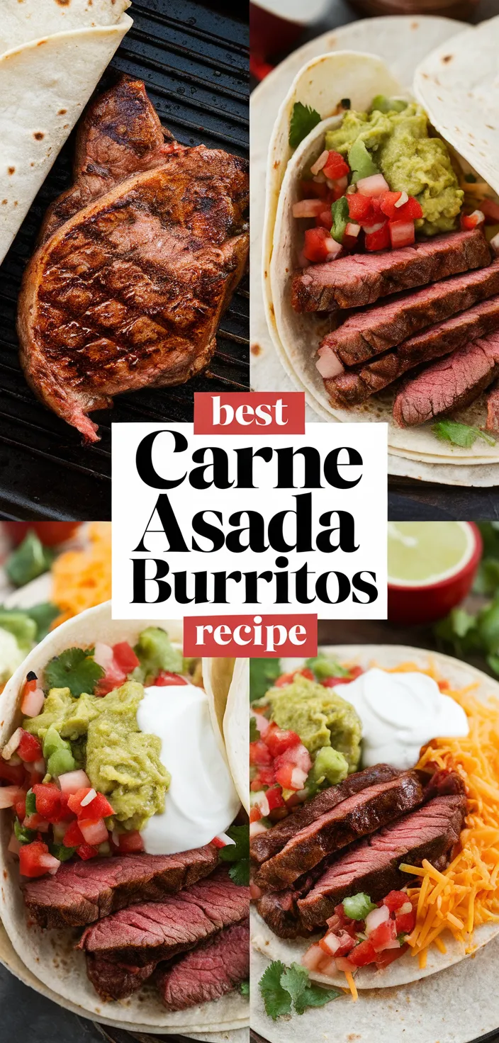 A photo of Best Carne Asada Burritos Recipe