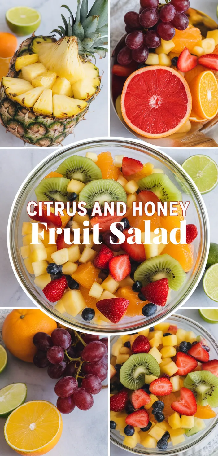 A photo of Citrus And Honey Fruit Salad Recipe