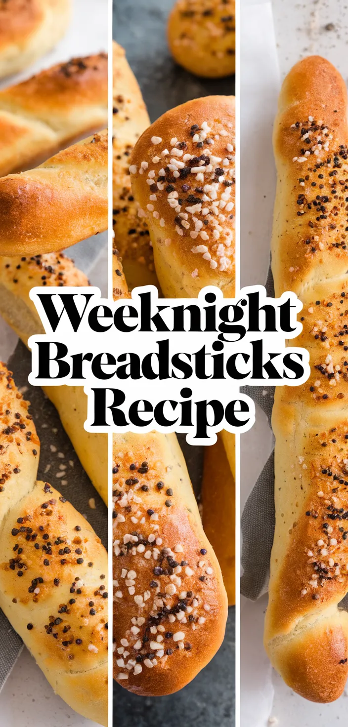 A photo of Easy Weeknight Breadsticks Recipe