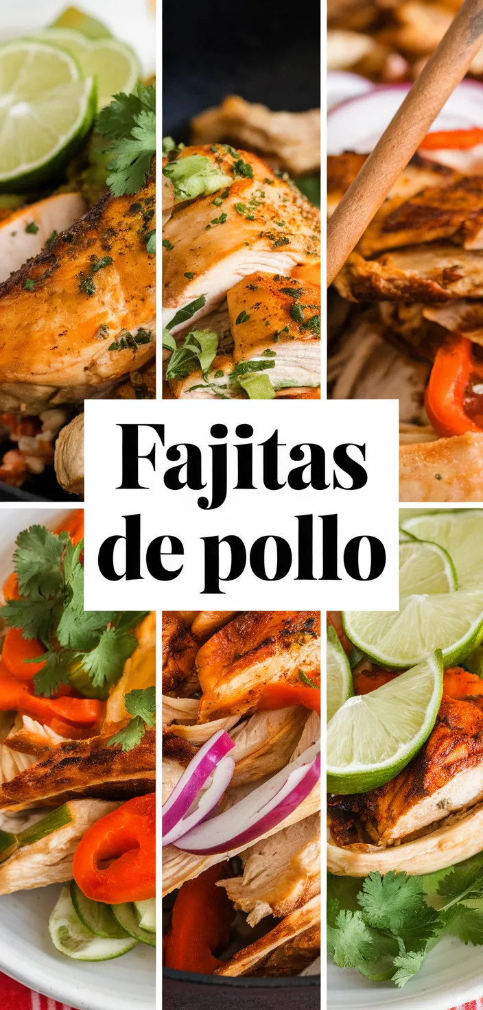 A photo of Fajitas De Pollo Recipe