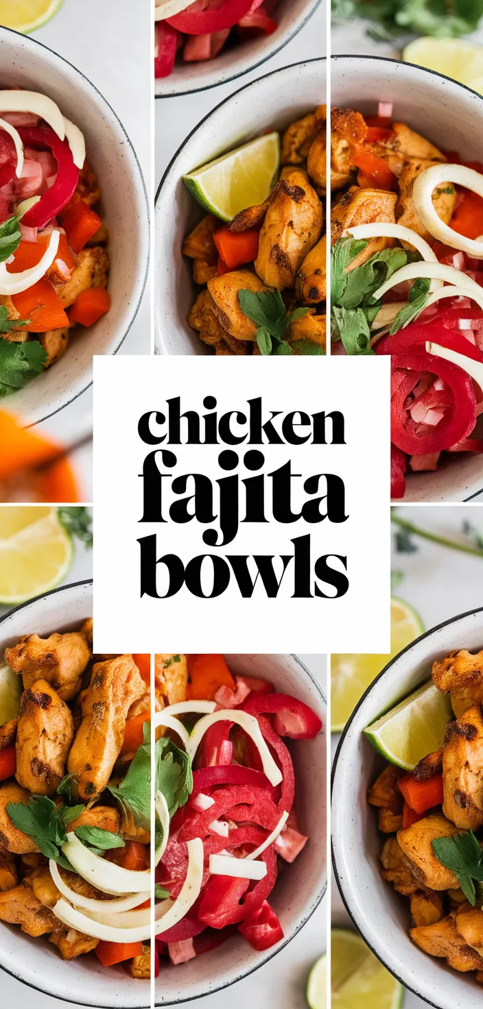 A photo of Mini Chicken Fajita Bowls Recipe