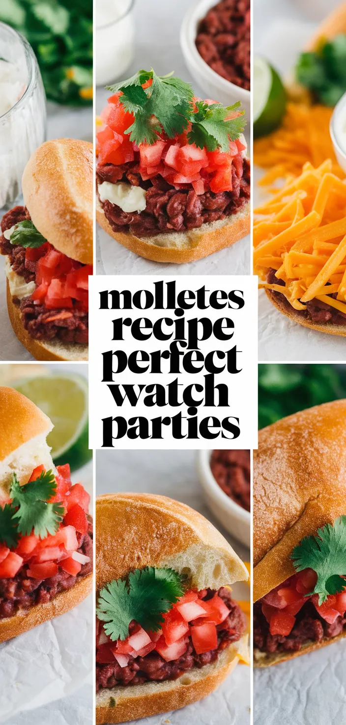A photo of Molletes Recipe Perfect Watch Parties