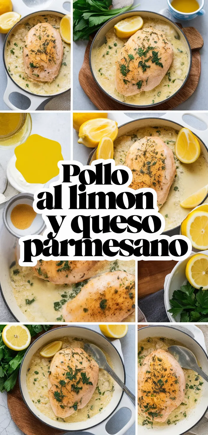 A photo of Pollo Al Limon Y Queso Parmesano Recipe