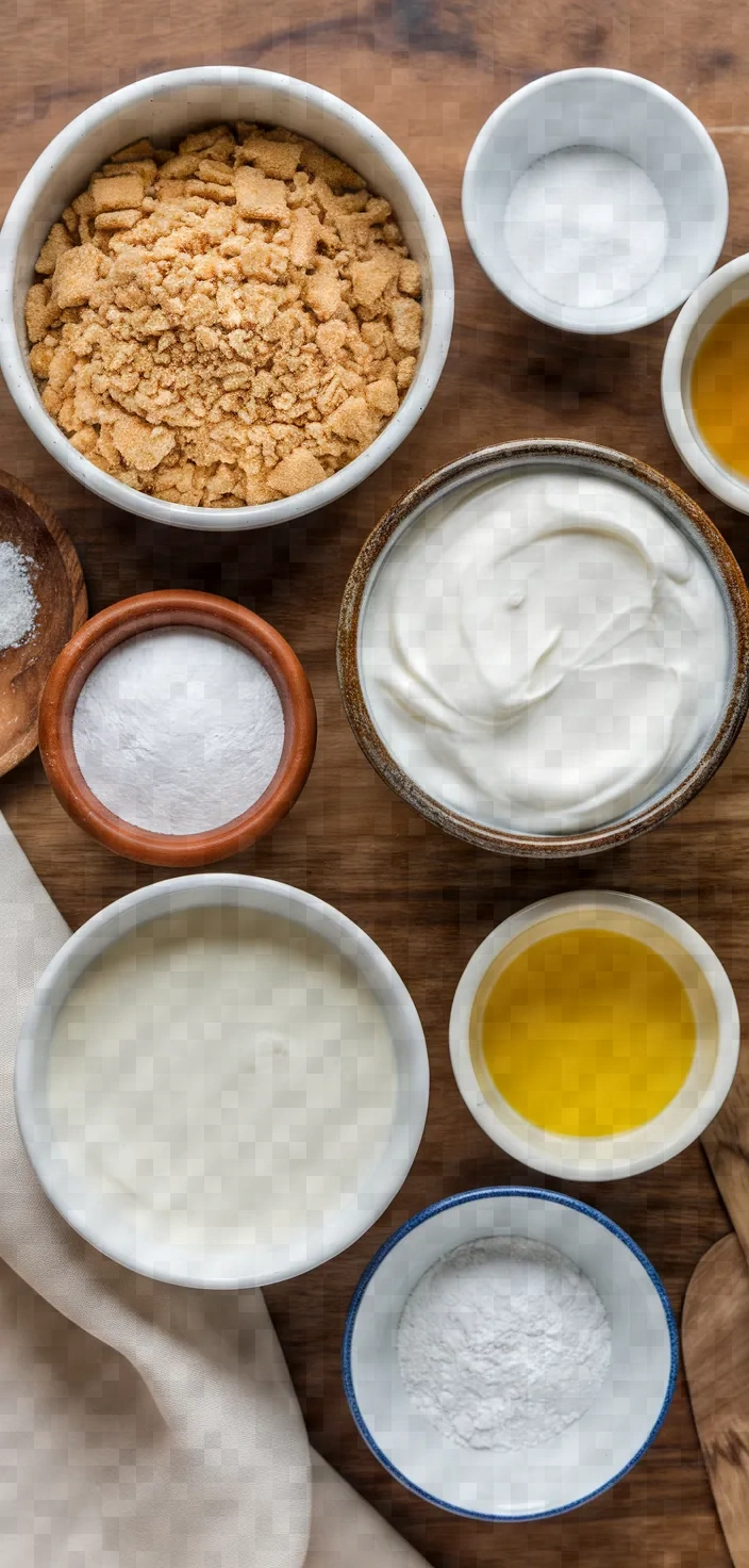 Ingredients photo for Extra Creamy Yogurt Pie Recipe