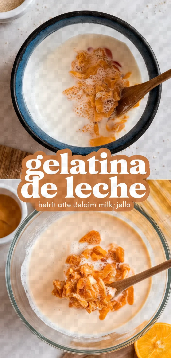 Gelatina De Leche Mexican Milk Jello Recipe