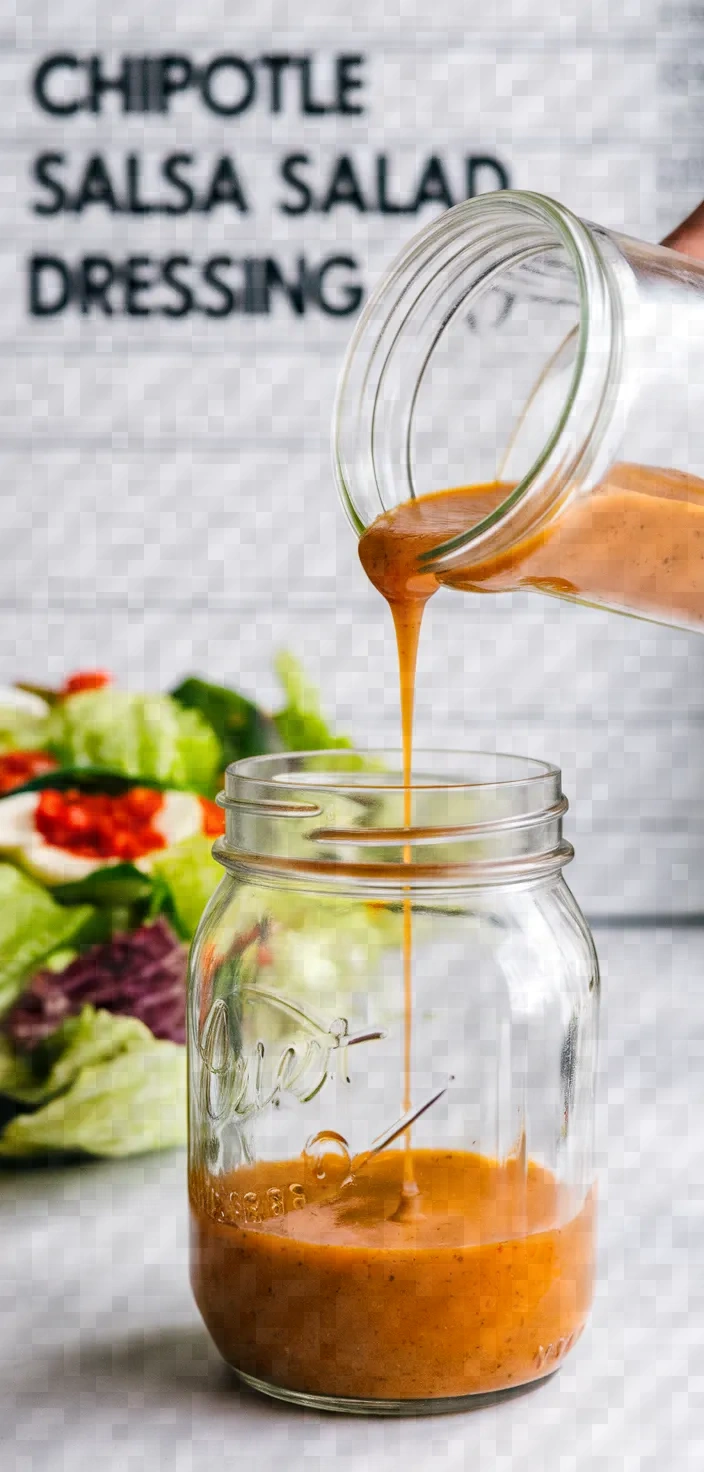 Photo of Healthy Chipotle Salsa Salad Dressing Recipe