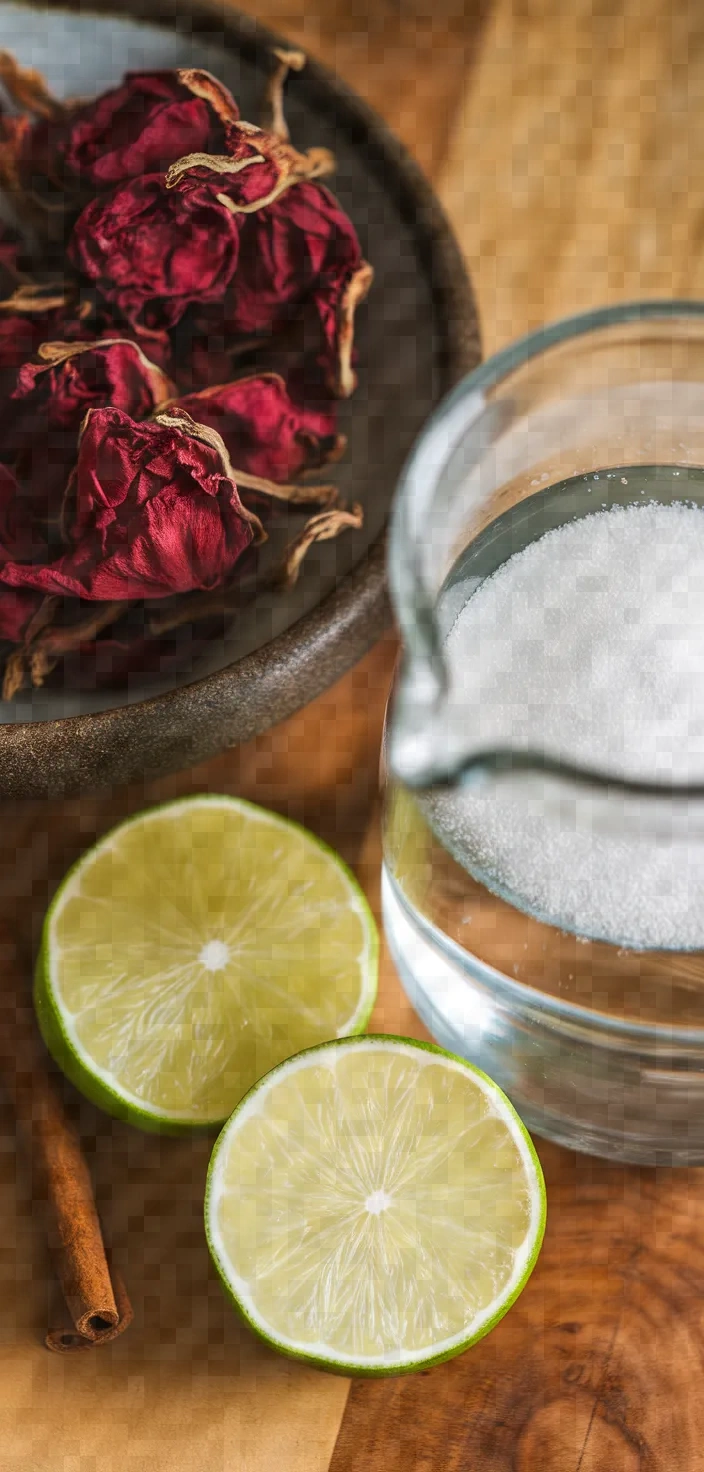 Ingredients photo for Hibiscus Tea Recipe Agua De Jamaica