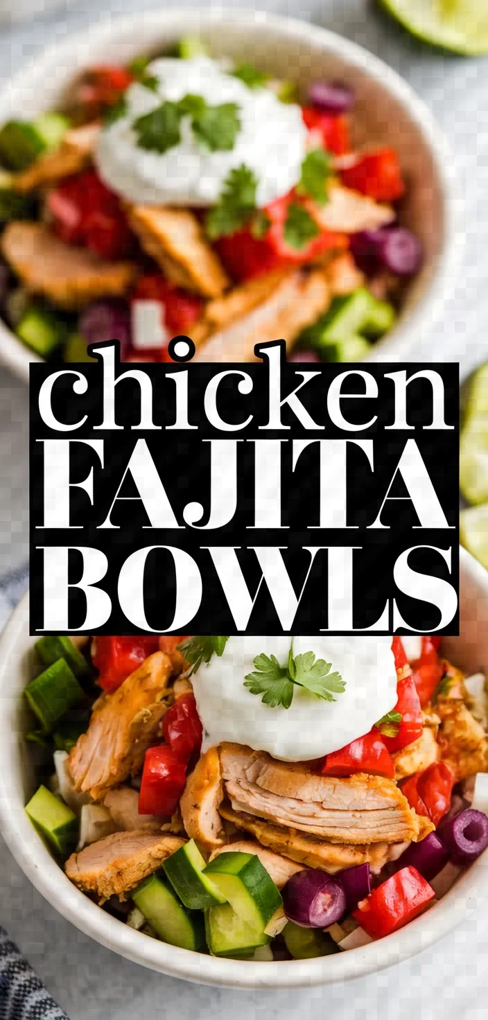 Photo of Mini Chicken Fajita Bowls Recipe