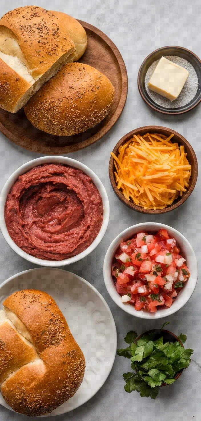Ingredients photo for Molletes Recipe Perfect Watch Parties