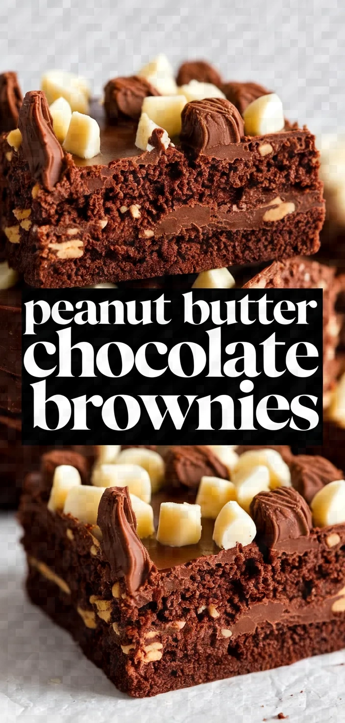 Peanut Butter Chocolate Swirl Brownies Recipe