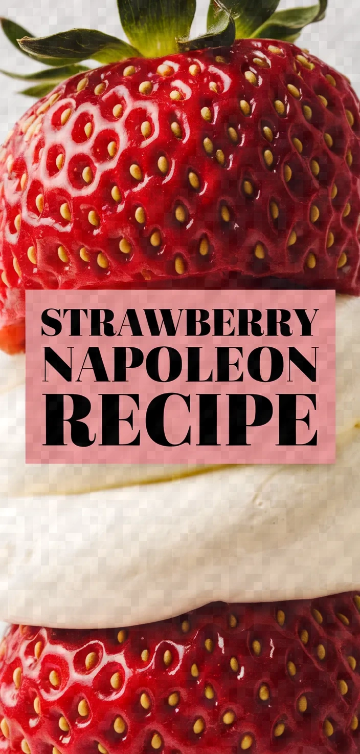 Photo of Strawberry Cream Napoleon Recipe