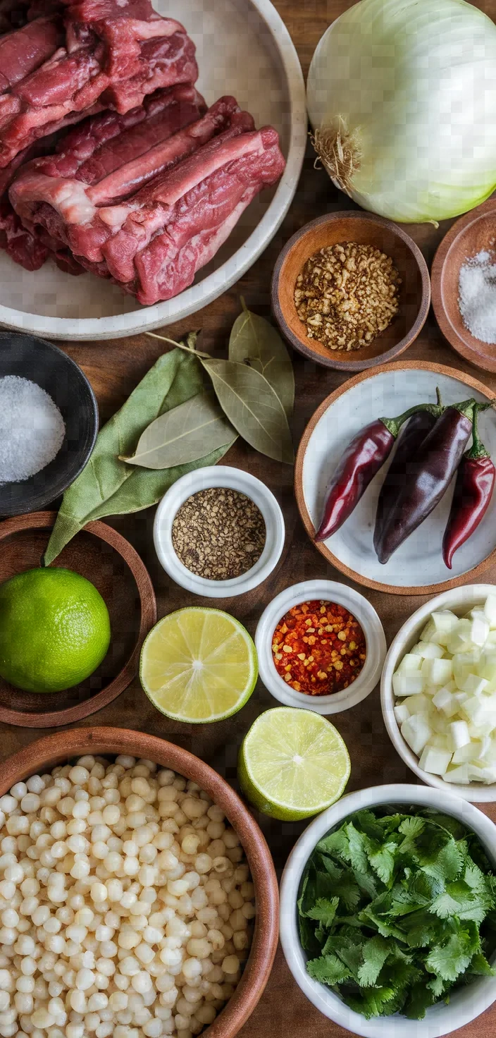 Ingredients photo for Authentic Mexican Menudo Recipe