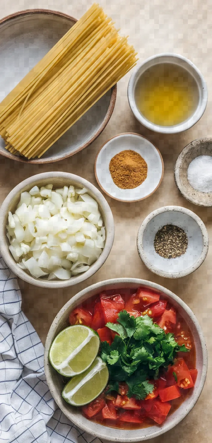 Ingredients photo for Authentic Sopa De Fideo Recipe