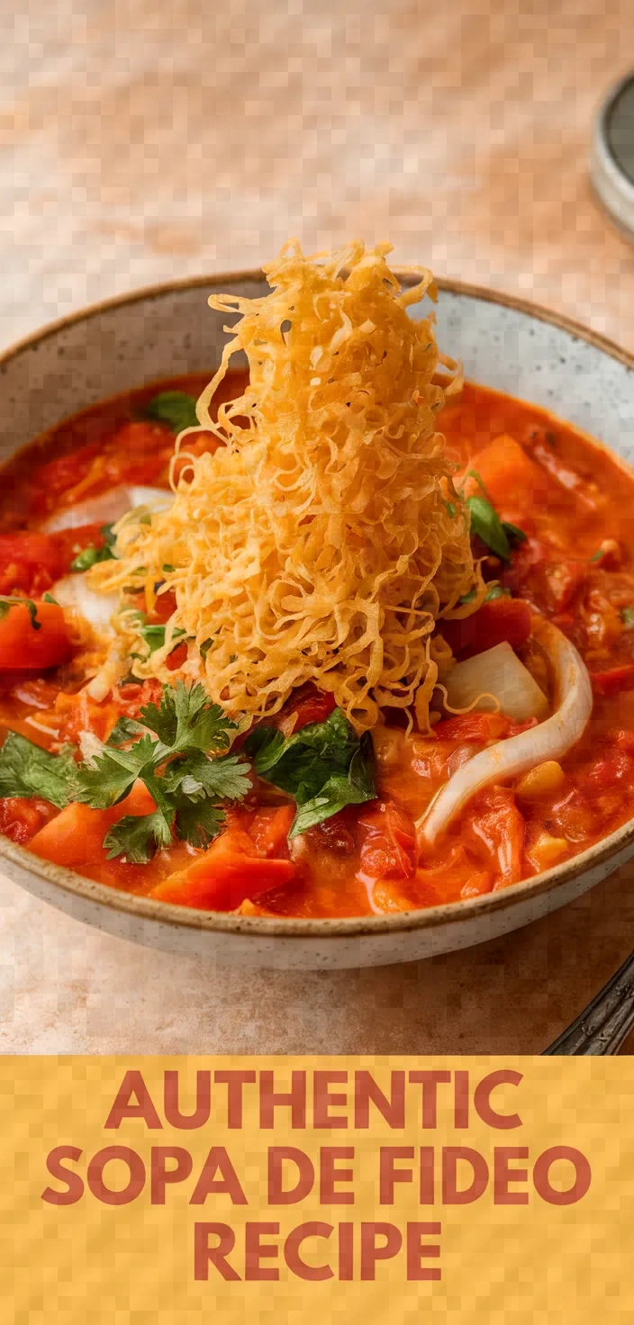 Authentic Sopa De Fideo Recipe