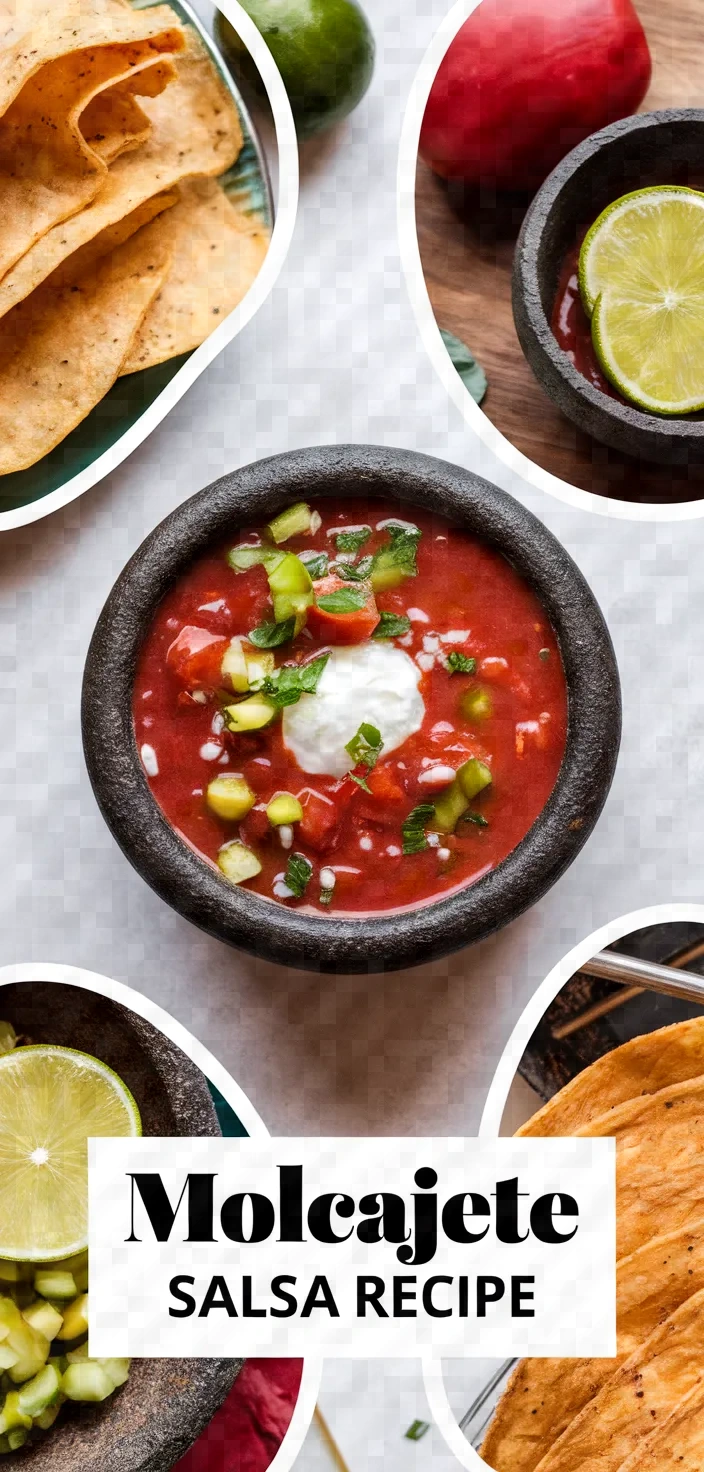 A photo of Authentic Mexican Molcajete Salsa Recipe Salsa De Molcajete