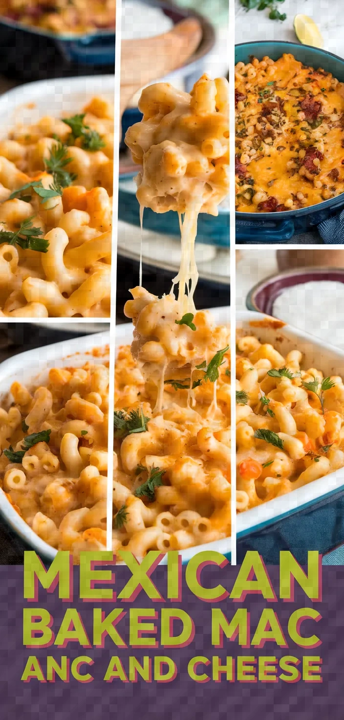 A photo of Mexican Style Baked Mac And Cheese Recipe