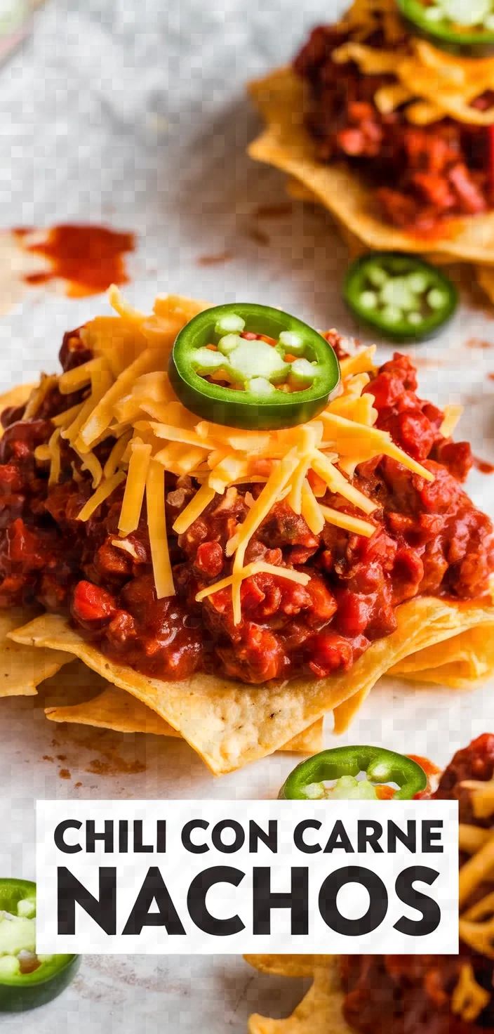 Homemade Chili Con Carne Nachos Recipe