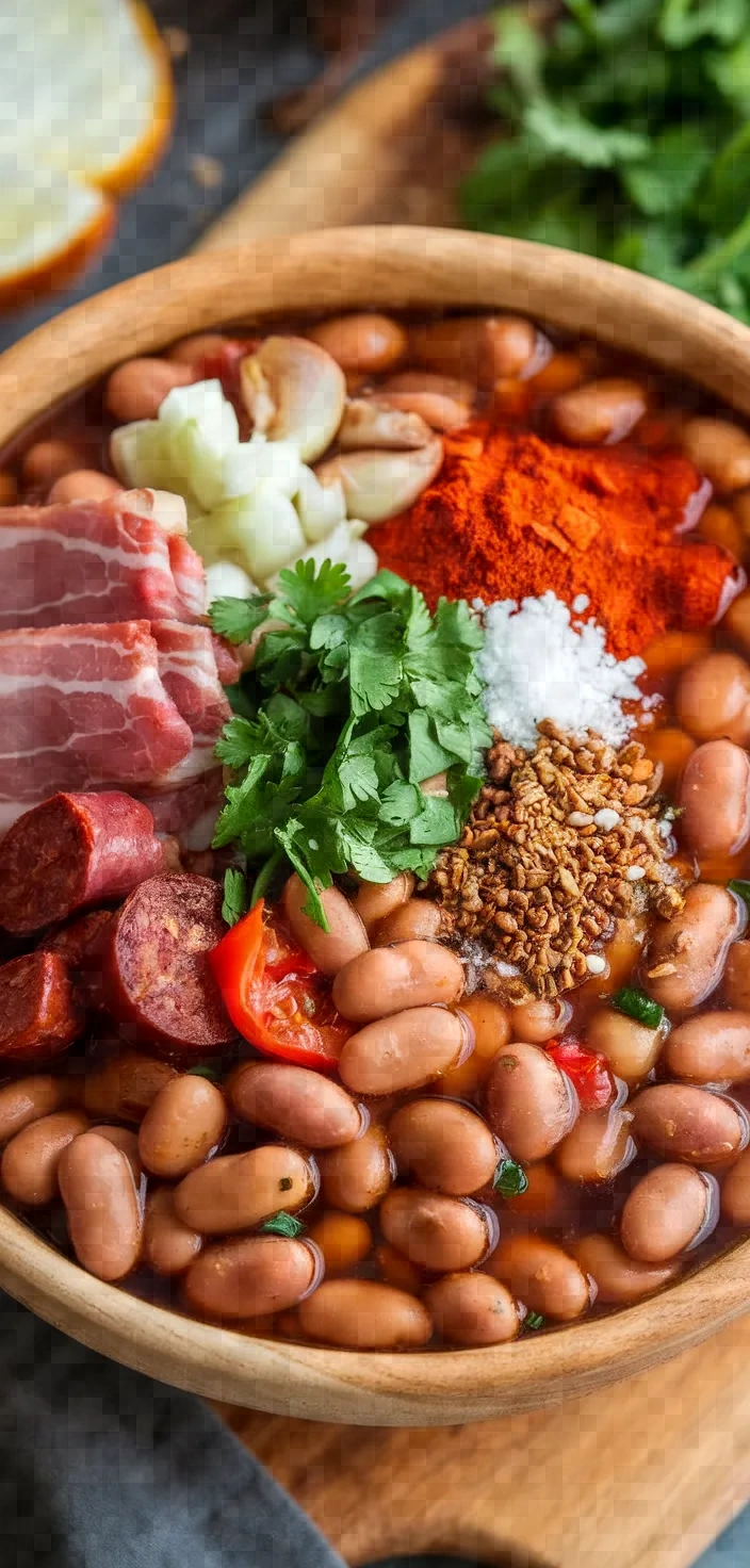 Ingredients photo for Mexican Charro Beans Recipe