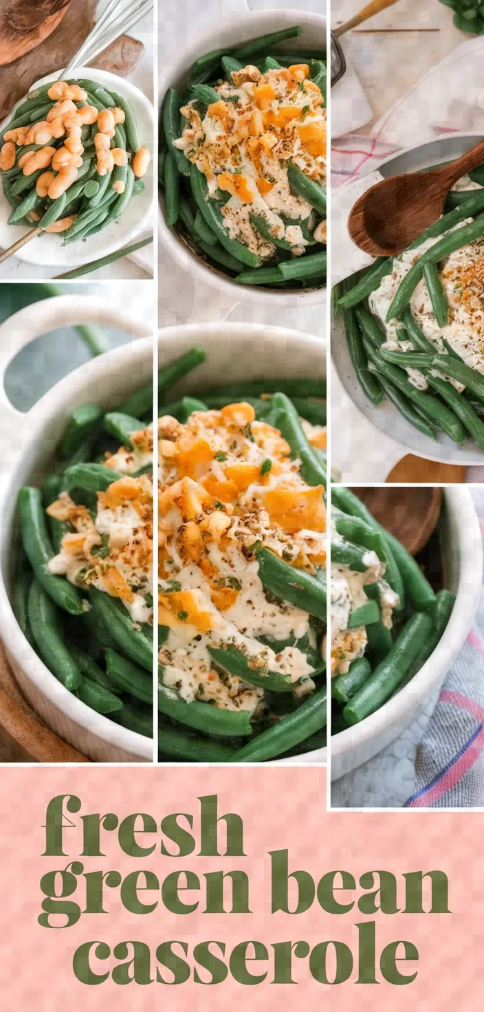A photo of Fresh Green Bean Casserole Recipe
