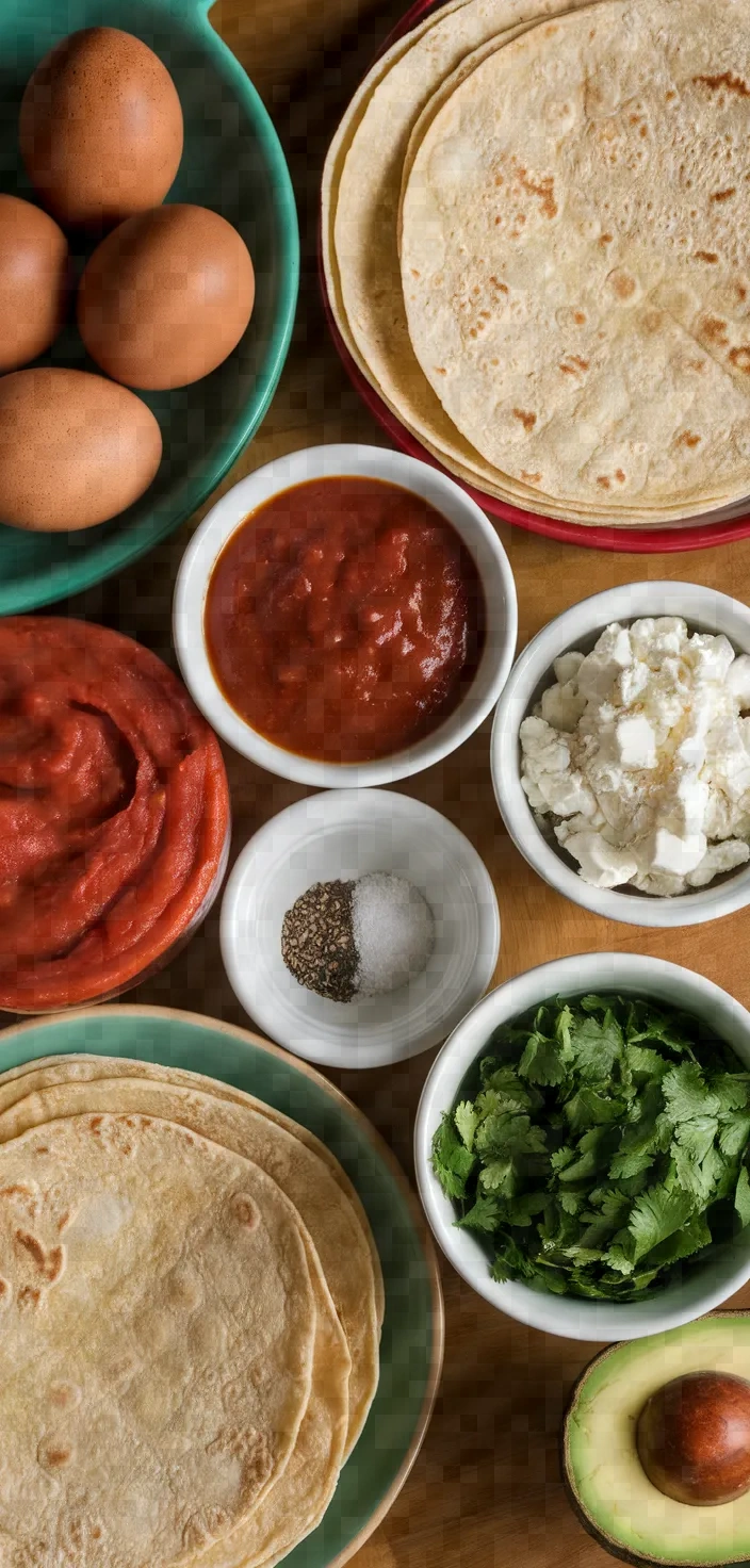 Ingredients photo for Huevos Divorciados Recipe