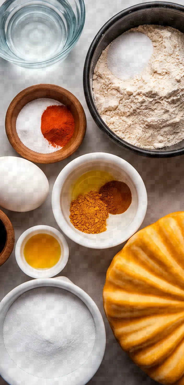 Ingredients photo for Baked Pumpkin Churros Recipe