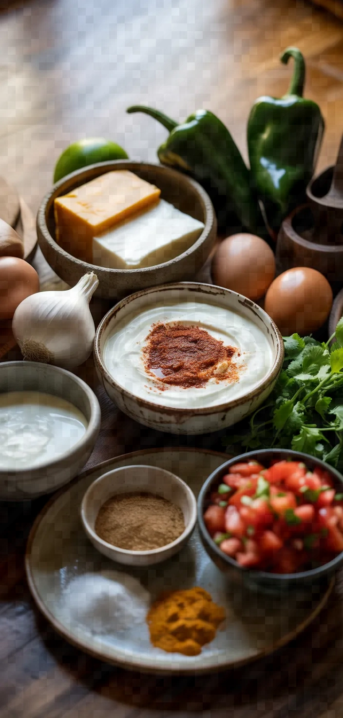 Ingredients photo for Chile Relleno Dip Recipe