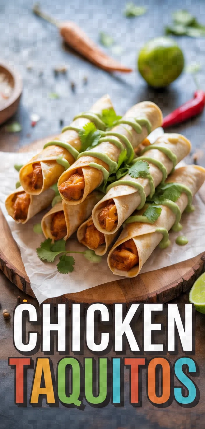 A photo of Chicken Taquitos Recipe