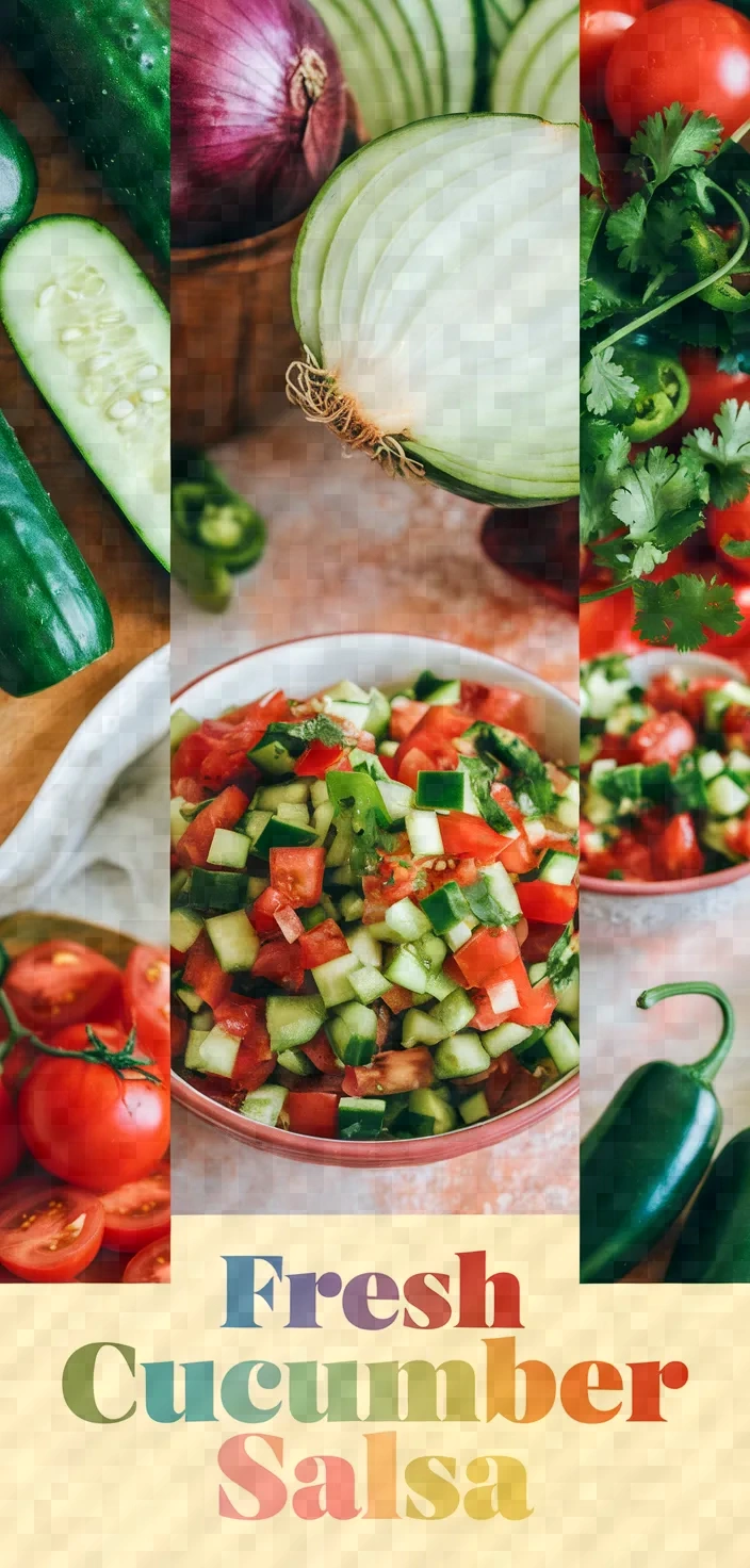 A photo of Fresh Cucumber Salsa Recipe