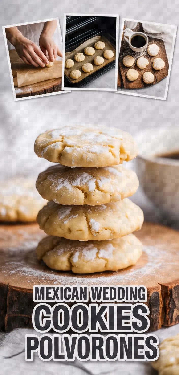 A photo of Mexican Wedding Cookies Polvorones Recipe