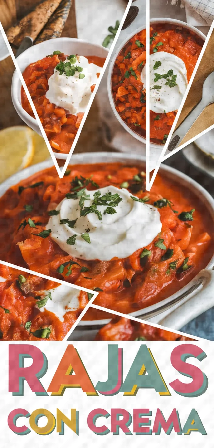 A photo of Rajas Con Crema Recipe