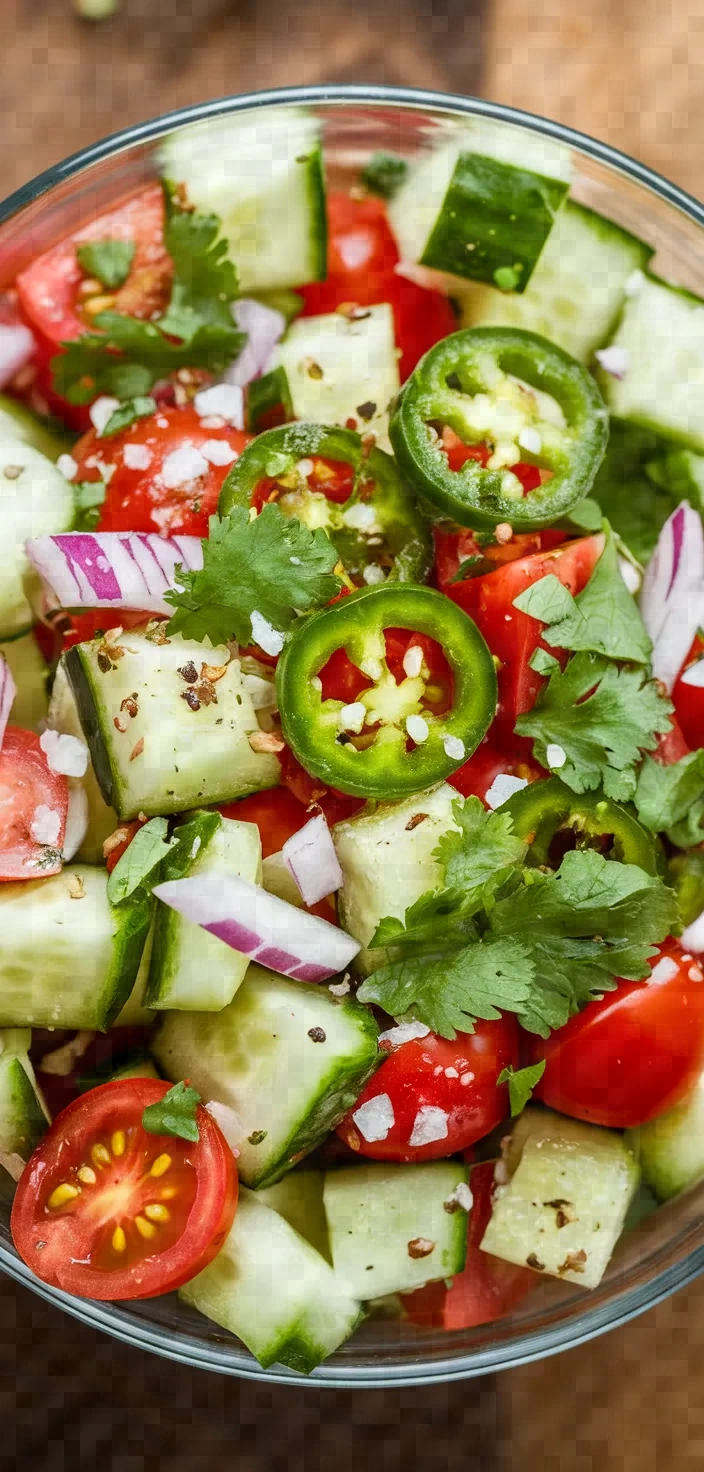 Ingredients photo for Fresh Cucumber Salsa Recipe