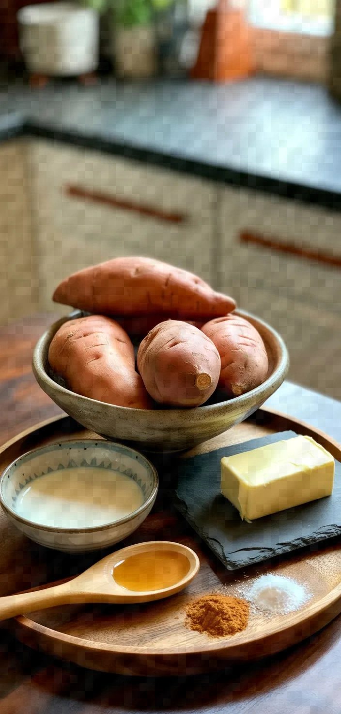 Ingredients photo for Mashed Sweet Potatoes Recipe