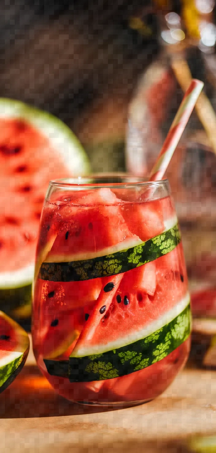 Photo of Mexican Watermelon Water Agua De Sandia Recipe