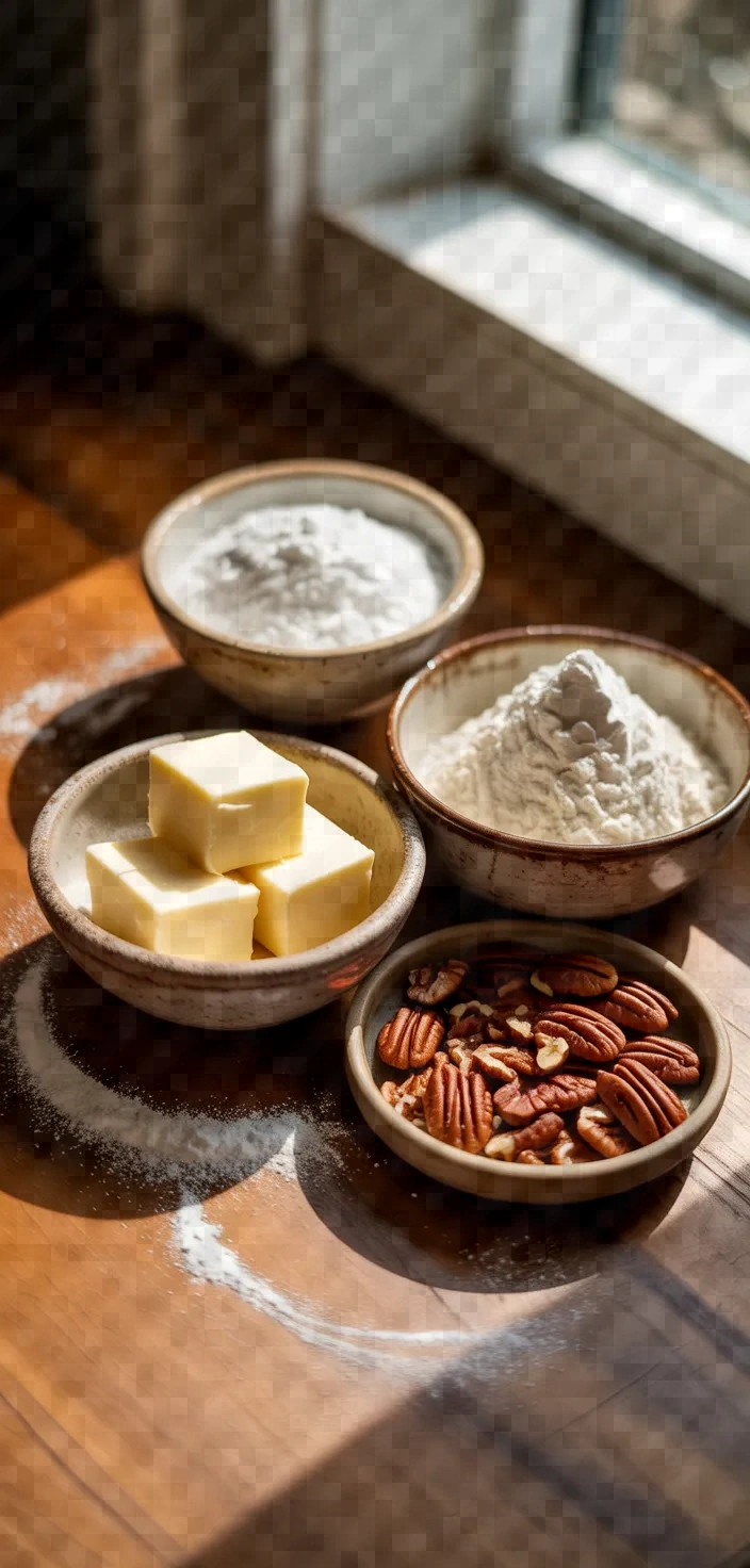 Ingredients photo for Mexican Wedding Cookies Polvorones Recipe