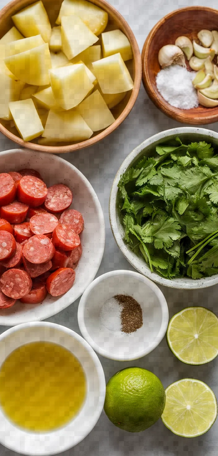 Ingredients photo for Papas Con Chorizo Recipe