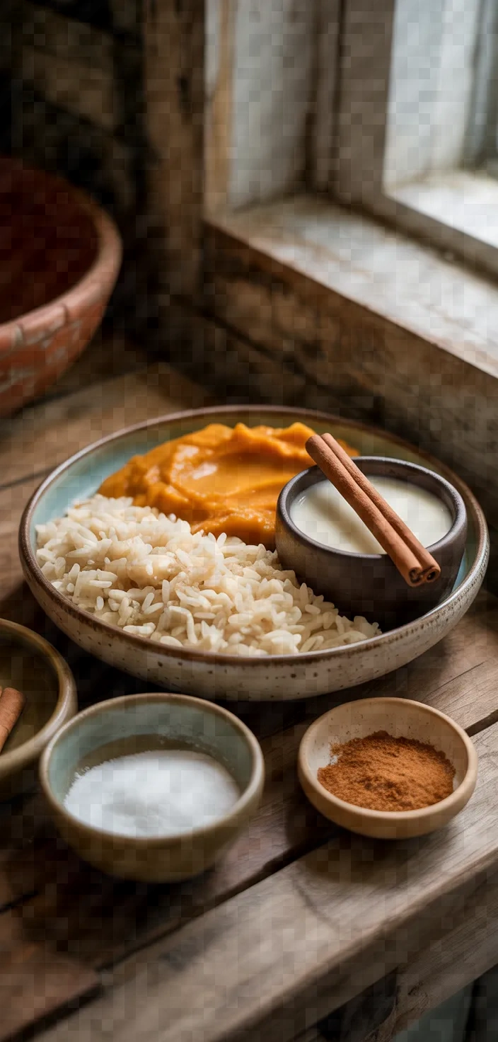 Ingredients photo for Pumpkin Arroz Con Leche Recipe