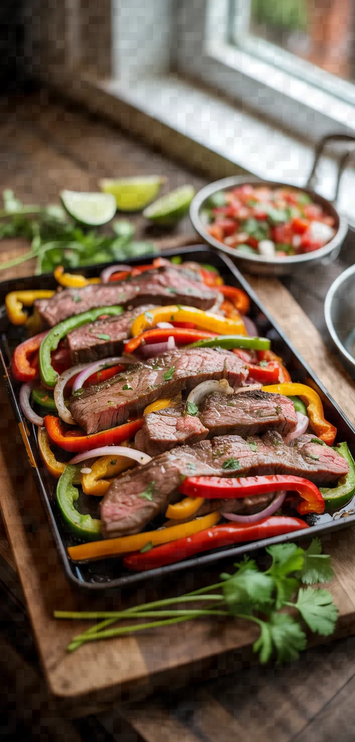 Sheet Pan Steak Fajitas Recipe