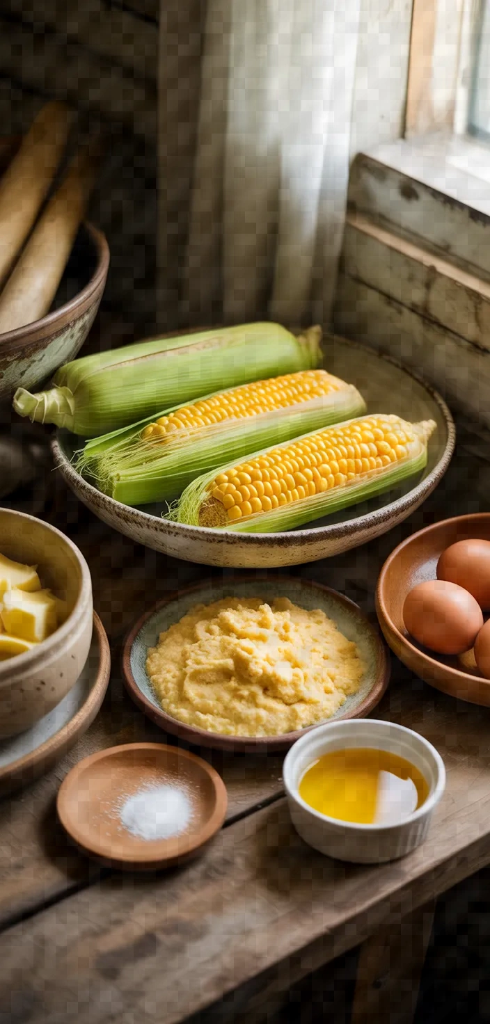 Ingredients photo for Tamales De Elote Recipe