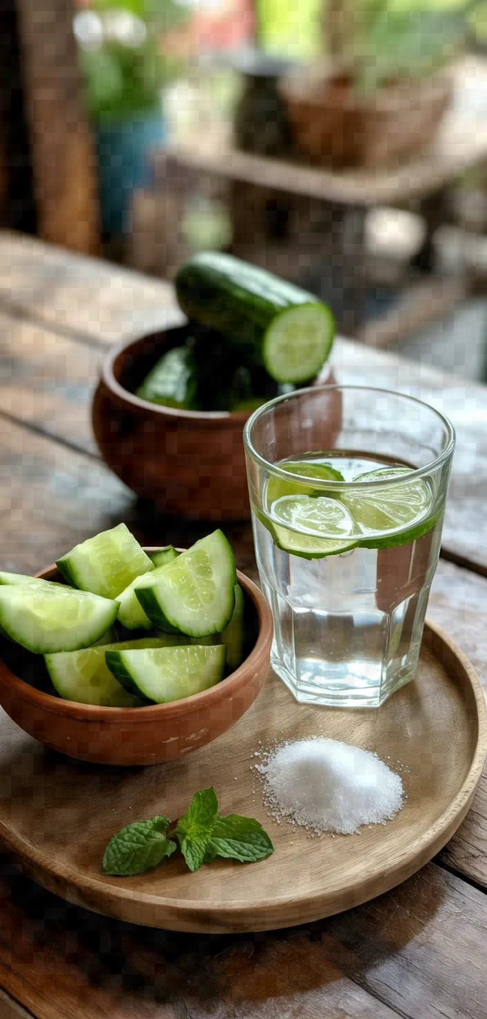 Ingredients photo for Agua Fresca Cucumber Recipe