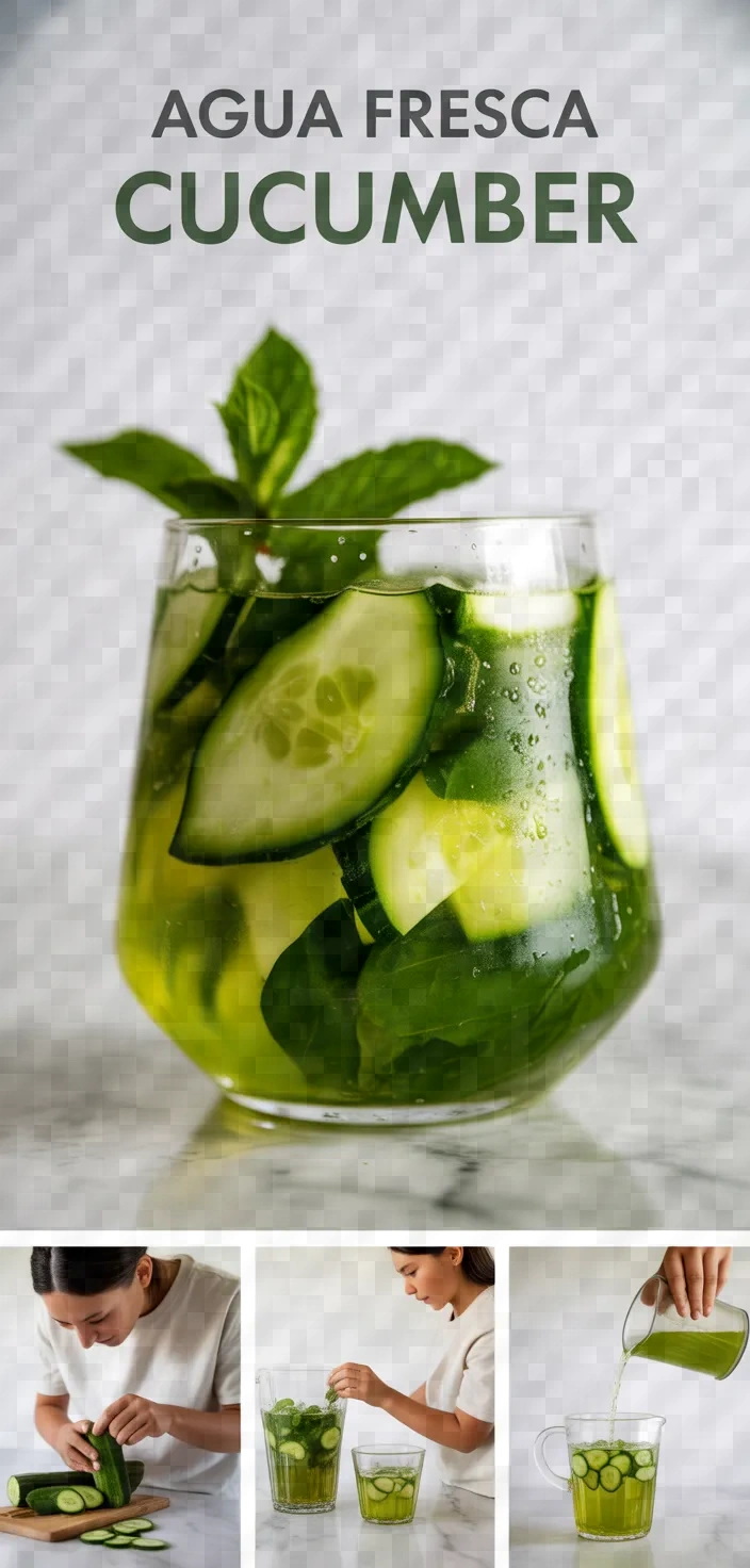 A photo of Agua Fresca Cucumber Recipe