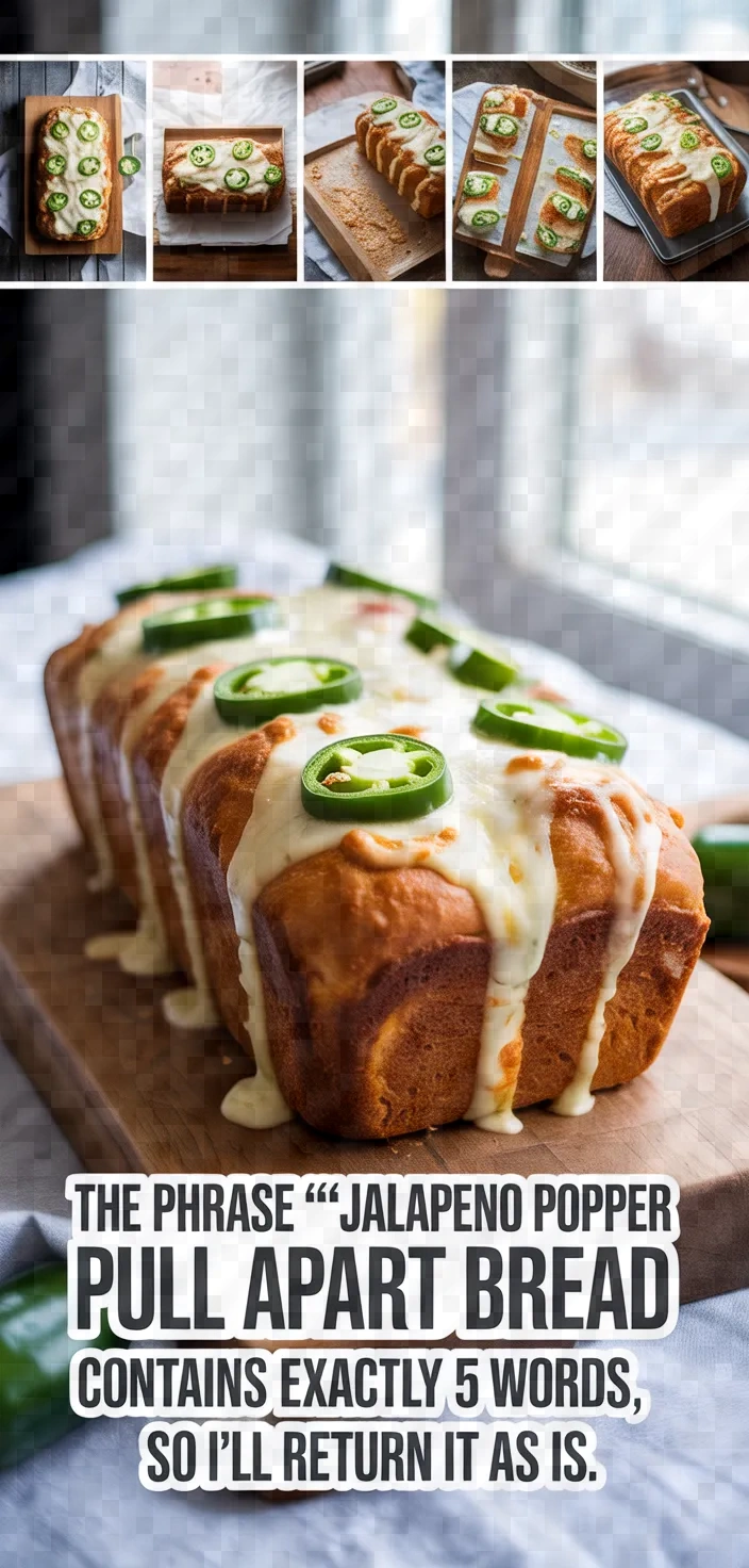 Jalapeno Popper Pull Apart Bread Recipe