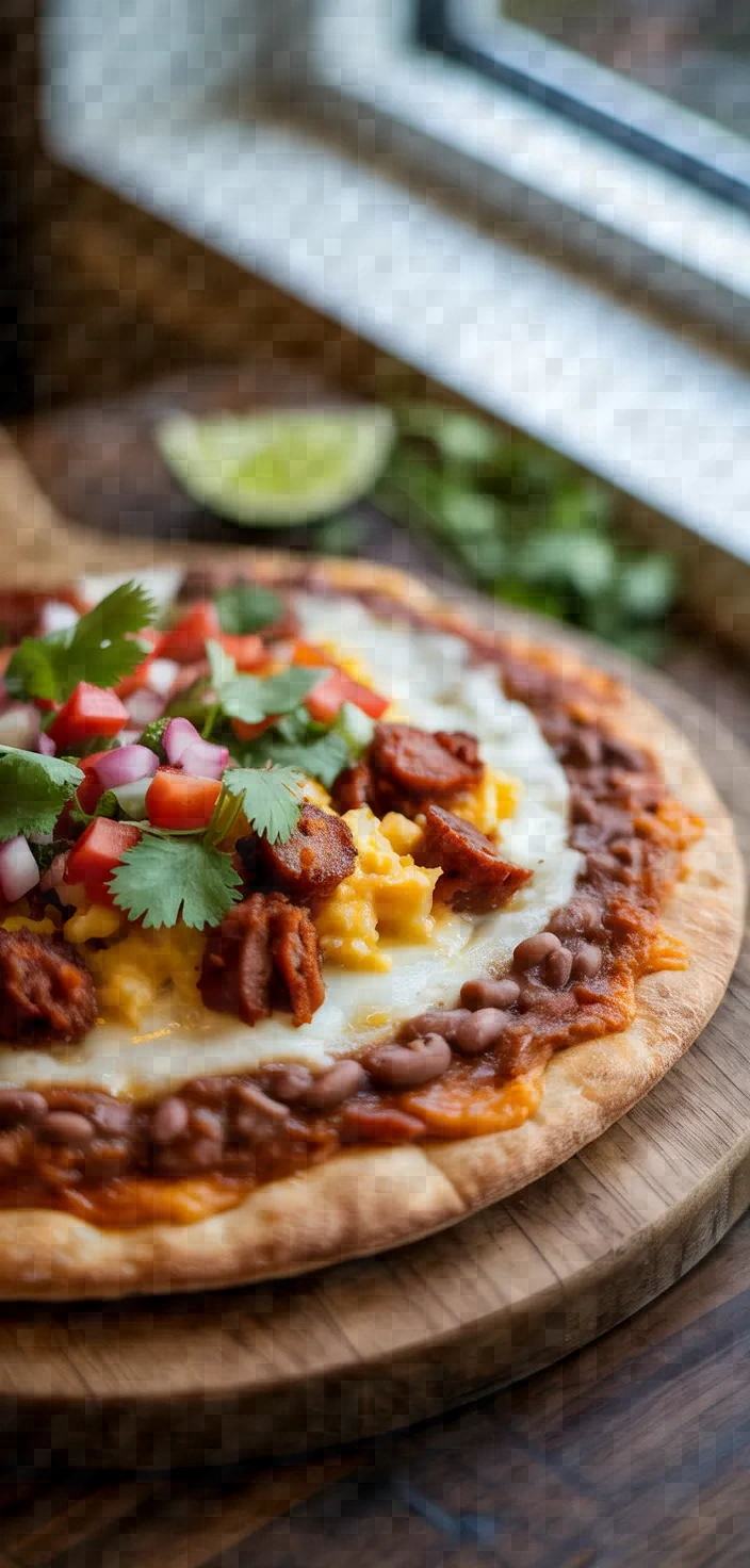 Mexican Breakfast Pizza Recipe