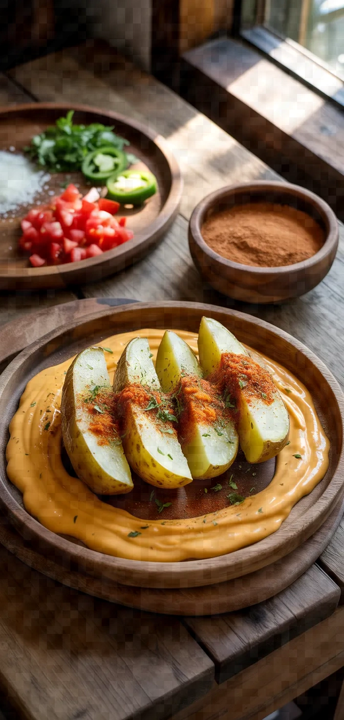 Ingredients photo for Nacho Baked Potato Wedges Recipe